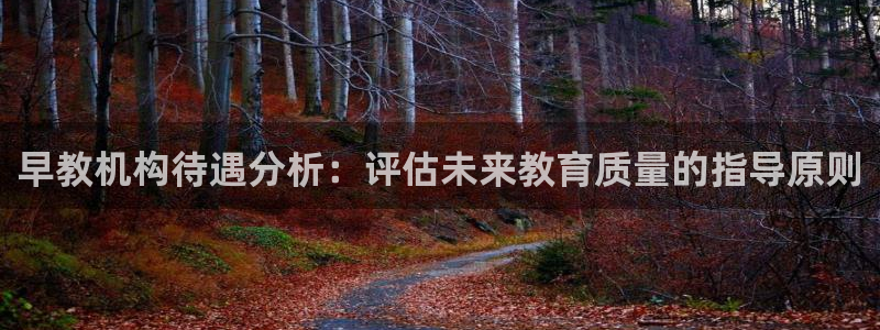 威九国际特殊奖励我的奖励竟然是嫂子：早教机构待遇分析：评估未来教育质量的指导原则