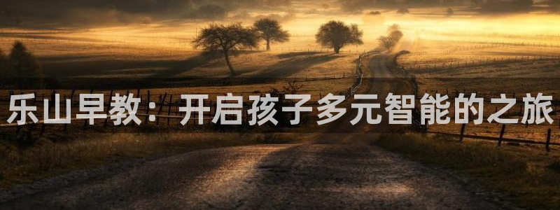 威九国际精忐：乐山早教：开启孩子多元智能的之旅