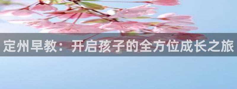 威九国际66m66：定州早教：开启孩子的全方位成长之旅