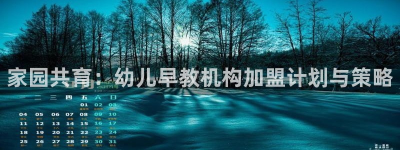 威九国际天美：家园共育：幼儿早教机构加盟计划与策略