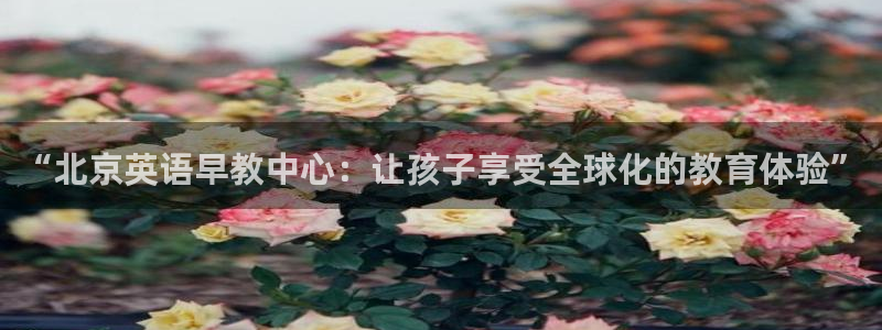 威九国际66m66成长模式：“北京英语早教中心：让孩子享受全球化的教育体验”