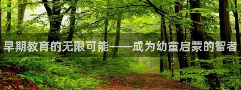 威九国际v96242cc官网版：早期教育的无限可能——成为幼童启蒙的智者