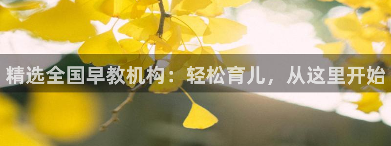 威九国际AN:精选全国早教机构:轻松育儿,从这里开始