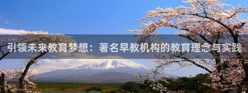 威九国际8ⅹ8x：引领未来教育梦想：著名早教机构的教育理念与实践