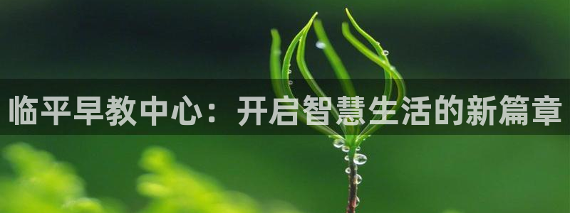 威九国际h5：临平早教中心：开启智慧生活的新篇章