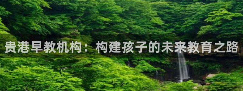 威九国际女星：贵港早教机构：构建孩子的未来教育之路