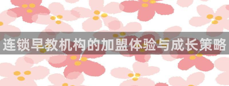 威九国际mm：连锁早教机构的加盟体验与成长策略