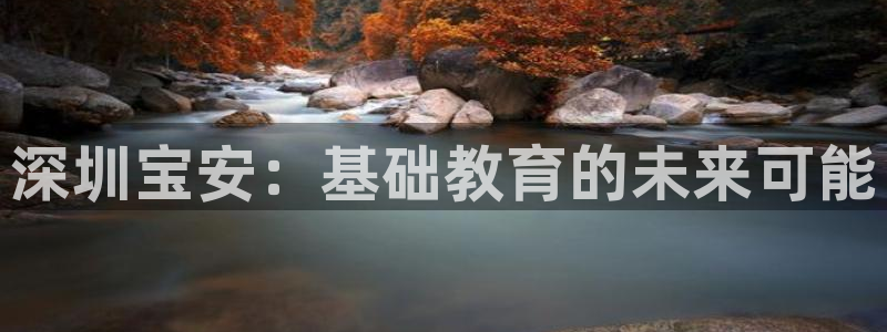 威九国际可以退钱吗怎么退款：深圳宝安：基础教育的未来可能